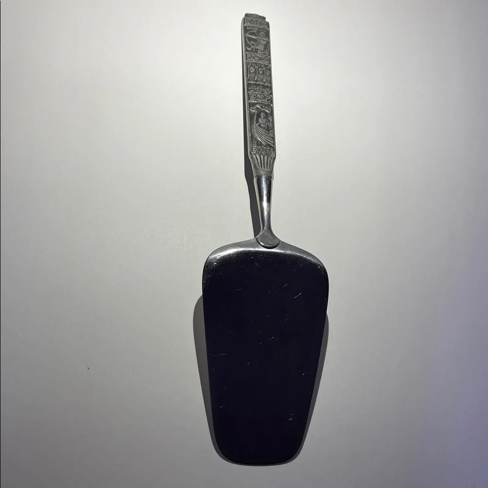 Vintage Konge Tinn (Norway) Pewter Silver Cake Server - Picture 7 of 7